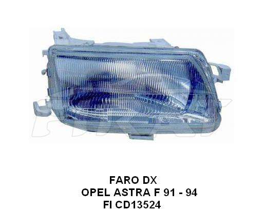 FARO OPEL ASTRA F 91-94 ANT.DX